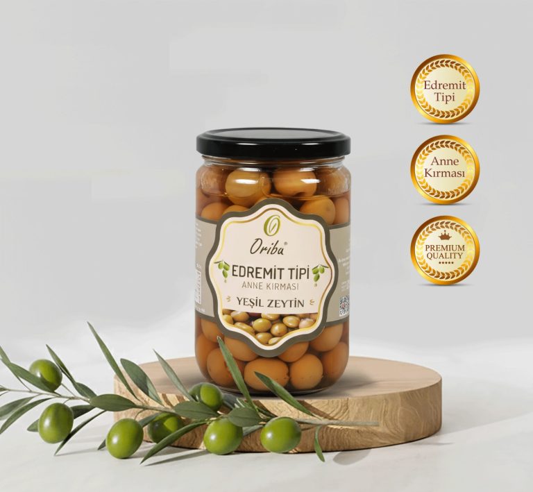 Oribu Edremit Tipi Çizik Yeşil Zeytin