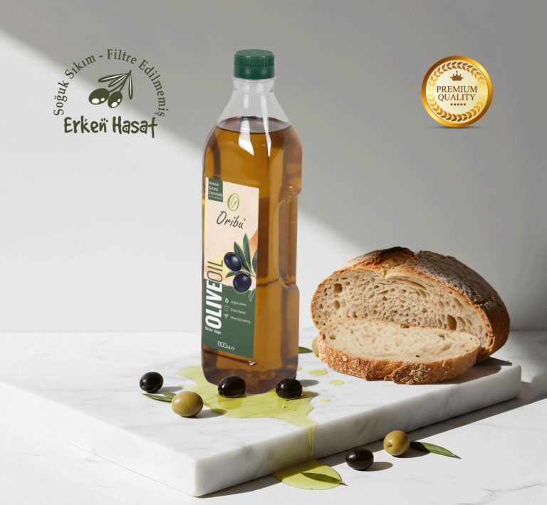 Oribu Erken Hasat Soğuk Sıkım Natürel Sızma Zeytinyağı – Şeffaf PET Şişe 1 L